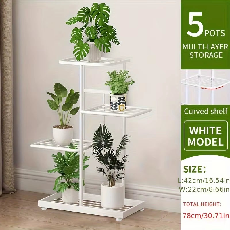 Plant Stand Stand for Flowers Flower Stand Flowerpot Organizer Iron 4/5/6Layers Plant Holder Storage Shelf Pot Rack Organizer