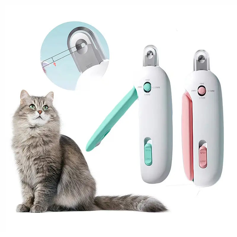 Cat Dog Nail Clippers with Adjustable Hole Professional Pet Nail Clippers to Avoid Nail Over-Cutting Puppy Kitten Claw Care Tool