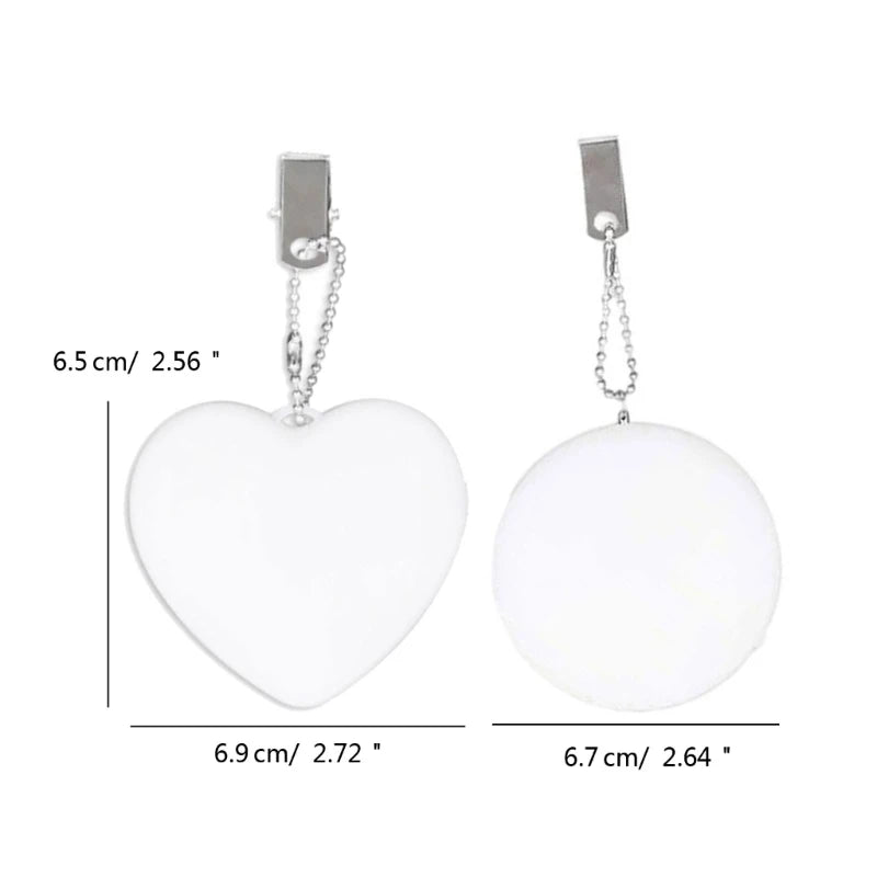 Purse Heart LED Light Handbag Lamp Automatic Motion Activated Purse Heart Shaped Light for Women Bah Purse Charm E0BE