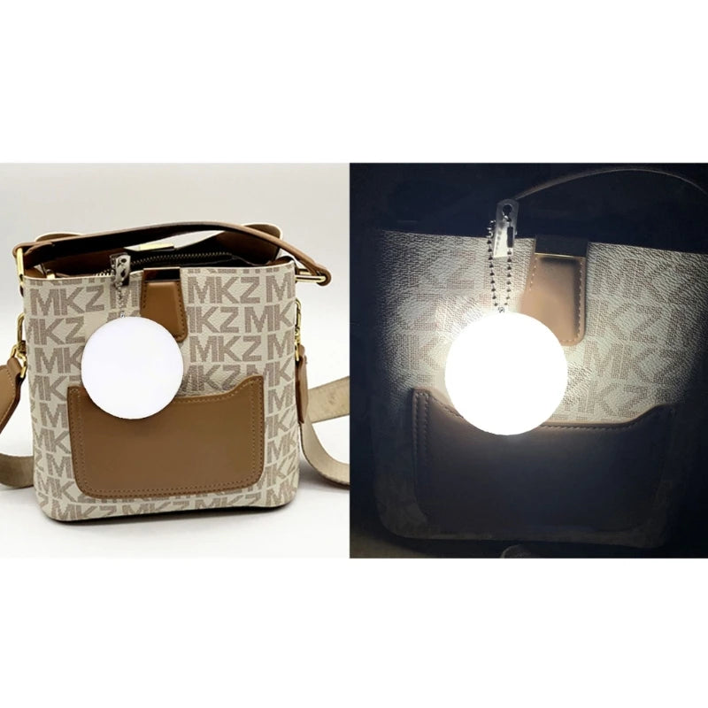 Purse Heart LED Light Handbag Lamp Automatic Motion Activated Purse Heart Shaped Light for Women Bah Purse Charm E0BE