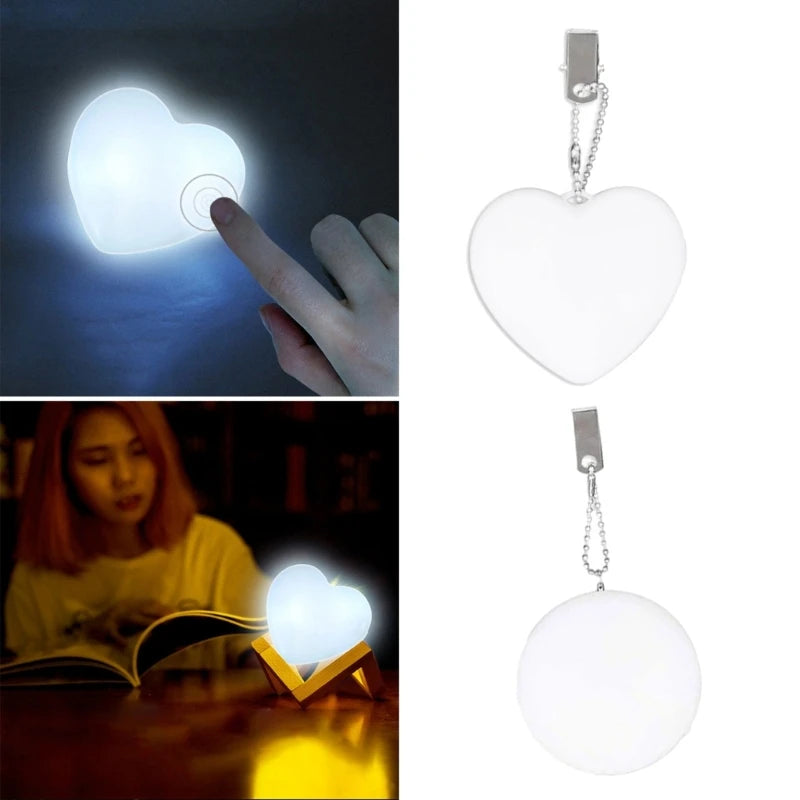 Purse Heart LED Light Handbag Lamp Automatic Motion Activated Purse Heart Shaped Light for Women Bah Purse Charm E0BE