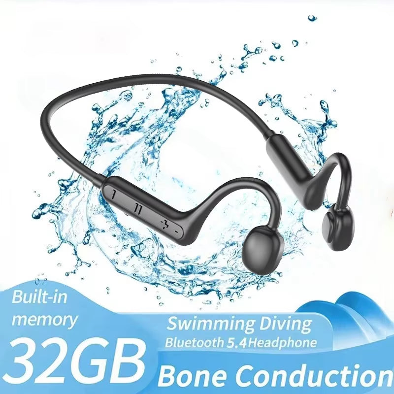 Xiaomi Bone Conduction Bluetooth Headset Waterproof Neck Wearing Wireless Headset High Power Stereo Sound Boot 168 Hours Headset