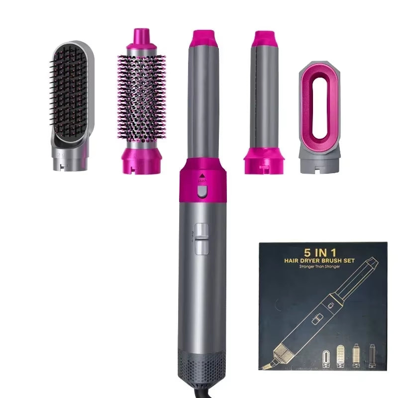 5 in 1 Hair Dryer Hot Comb Set Professional Curling Iron Hair Straightener. Styling Tool for Dyson Airwrap Hair Dryer Household